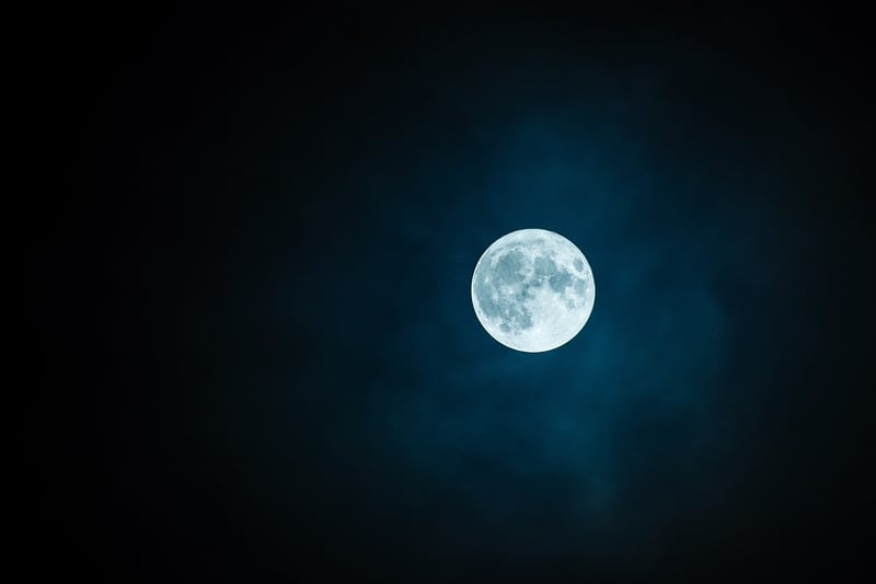 Moon and Milky Way